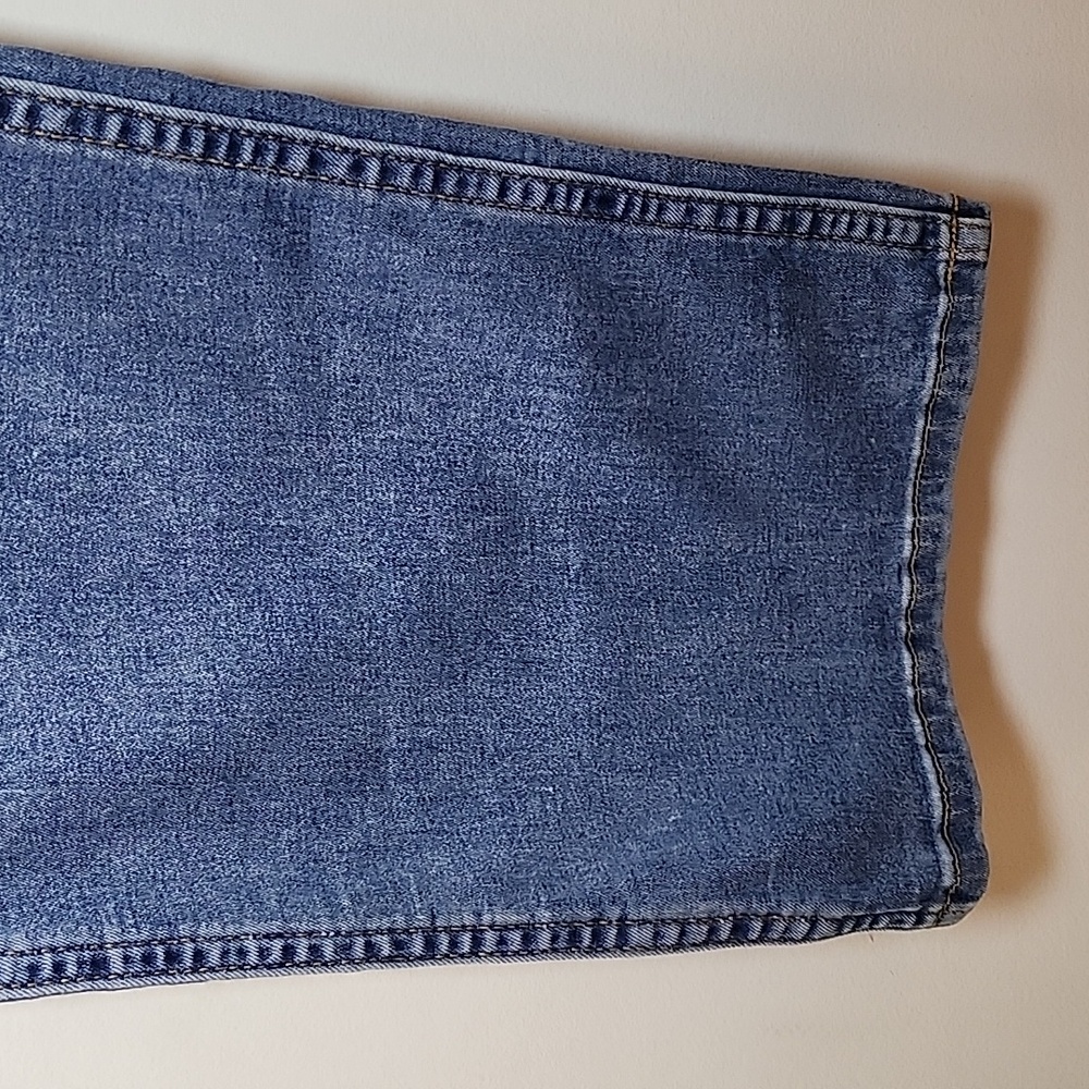 RE/DONE Originals Button Fly High Rise Tapered Leg Strech Tall Jeans Sz 29 - Picture 6 of 16